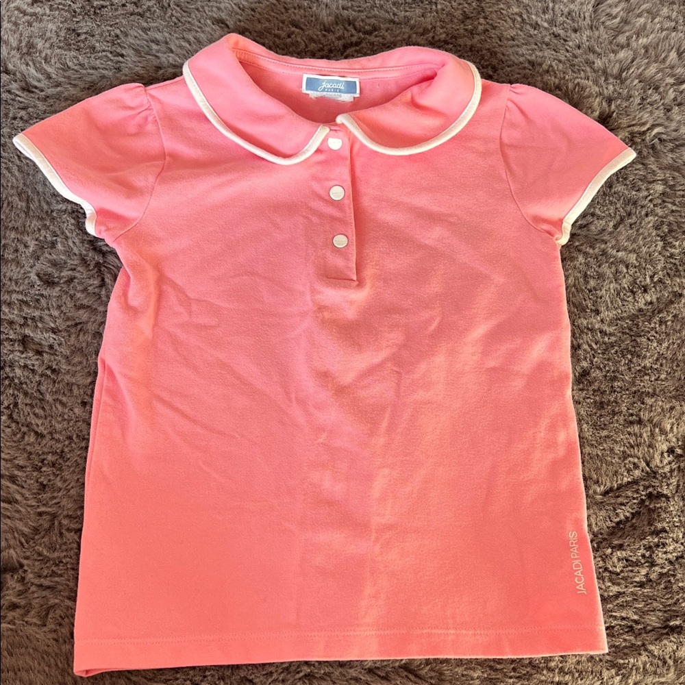Jacadi Pink Kids Polo Shirt